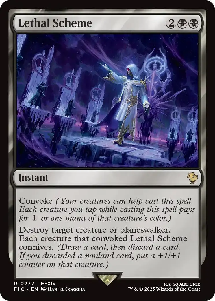 Lethal Scheme (Surge Foil) [Final Fantasy Commander] 1
