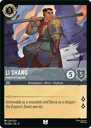 Li Shang - Imperial Captain (193/204) [Fabled] 1