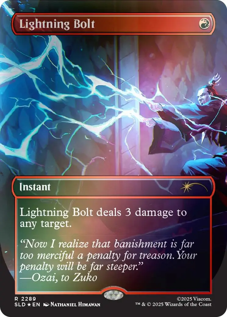 Lightning Bolt (2289) (Rainbow Foil) [Secret Lair Drop Series] 1