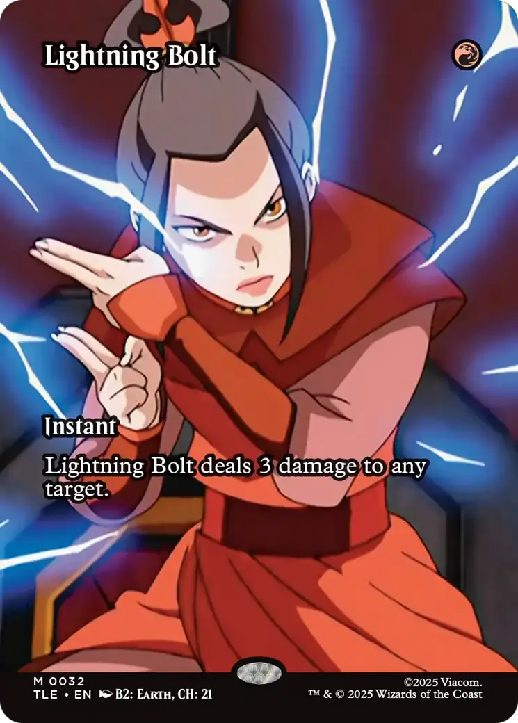 Lightning Bolt (Borderless) [Avatar: The Last Airbender: Eternal-Legal] 1