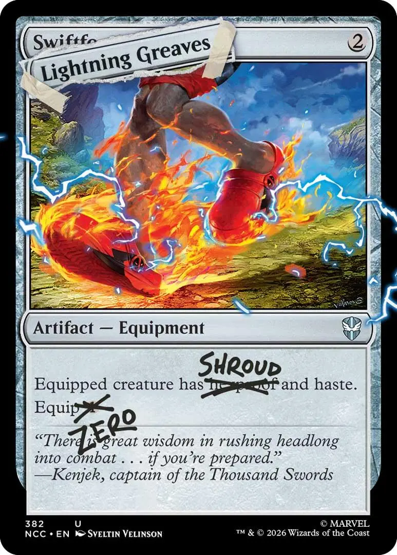 Lightning Greaves (382) [Secret Lair Drop Series] 1