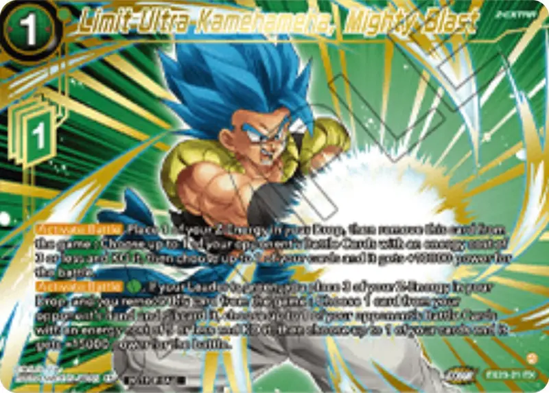Limit Ultra Kamehameha, Mighty Blast (Championship 2025 Finals Premium Pack) (Ex23-21) [Tournament Promotion Cards] 1