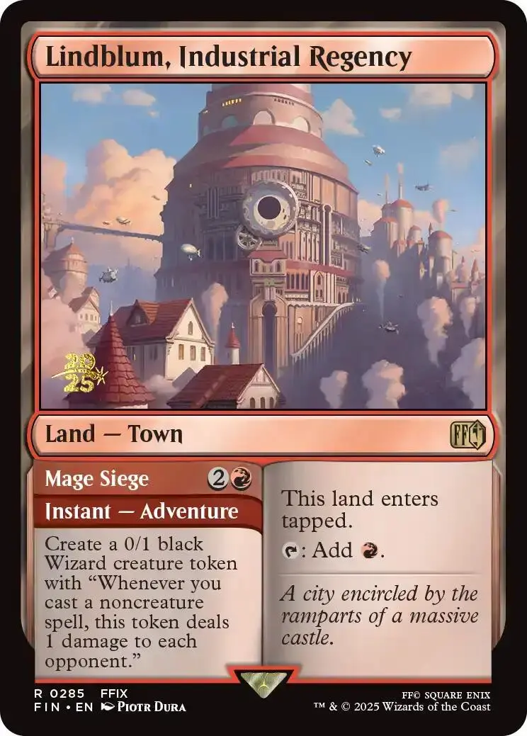 Lindblum, Industrial Regency [Final Fantasy Prerelease Promo] 1