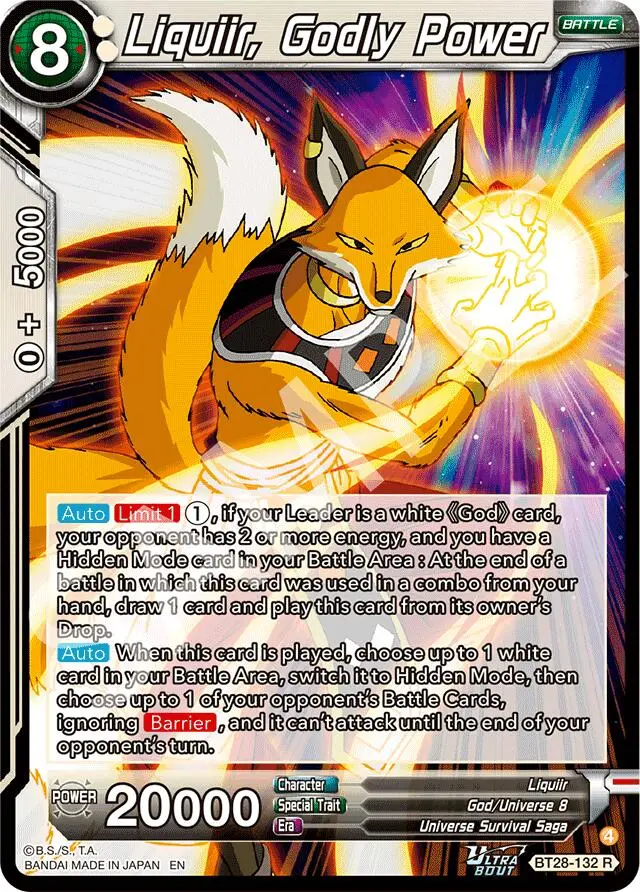 Liquiir, Godly Power (Bt28-132) [Prismatic Clash] 1