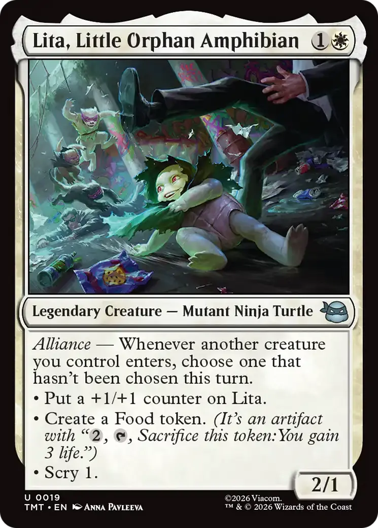 Lita, Little Orphan Amphibian [Teenage Mutant Ninja Turtles] 1