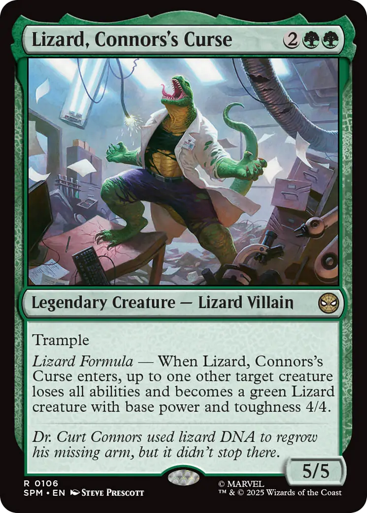Lizard, Connors's Curse [Marvel's Spider-Man] 1