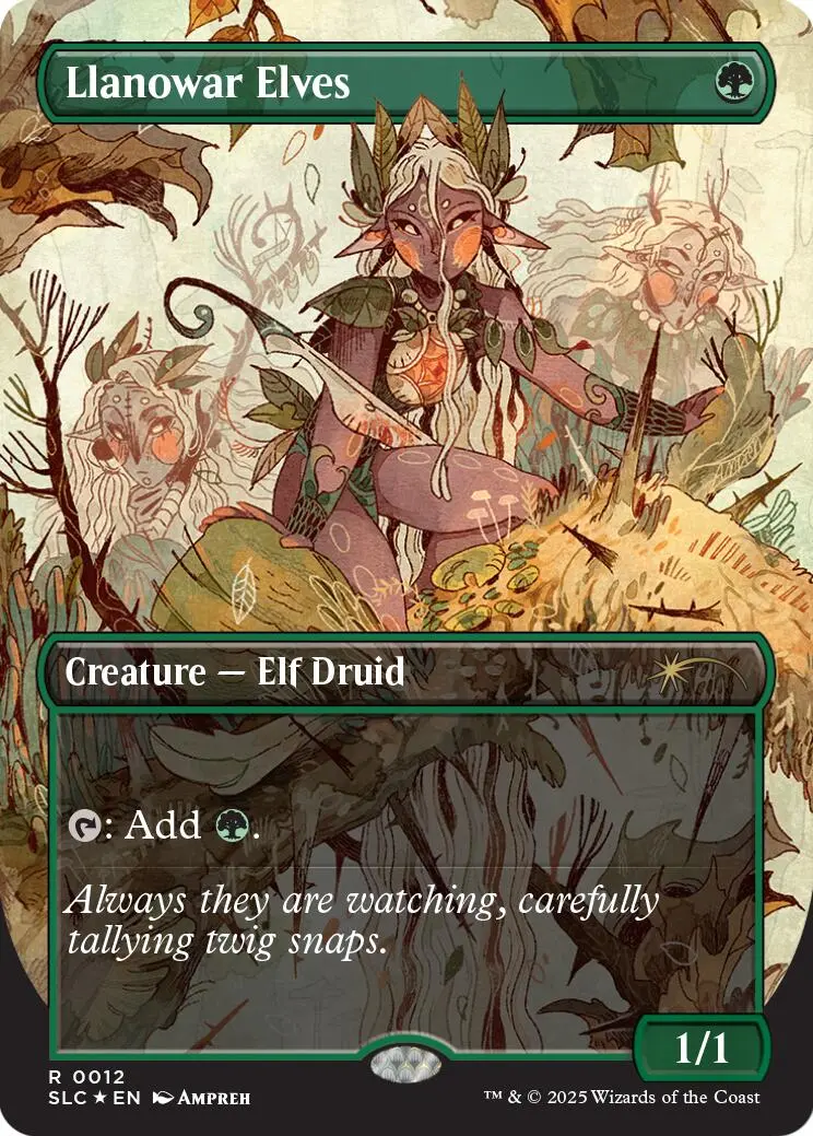 Llanowar Elves (Halo Foil) [Secret Lair Countdown Kit] 1