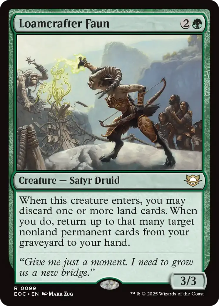 Loamcrafter Faun [Edge Of Eternities Commander] 1