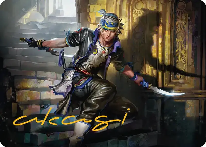 Locke Cole Art Card (Gold-Stamped Signature) [Final Fantasy Art Series] 1