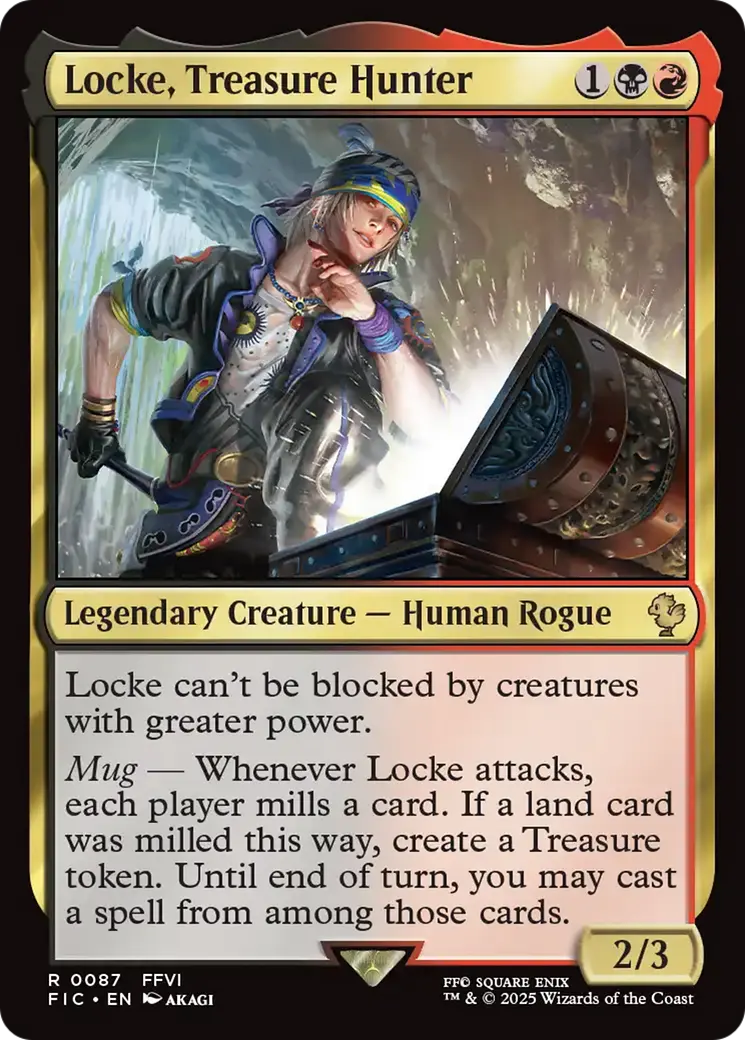 Locke, Treasure Hunter [Final Fantasy Commander] 1