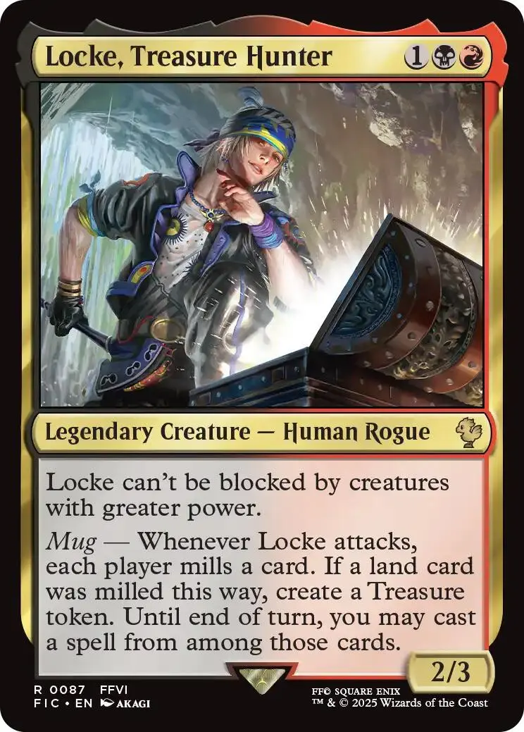 Locke, Treasure Hunter (Surge Foil) [Final Fantasy Commander] 1