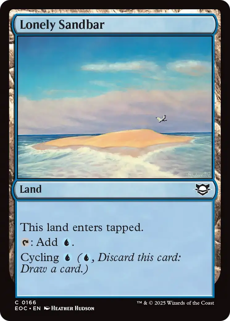 Lonely Sandbar [Edge Of Eternities Commander] 1