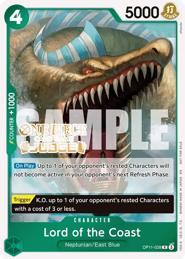 Lord Of The Coast (Judge Pack Vol. 7) [One Piece Promotion Cards] 1