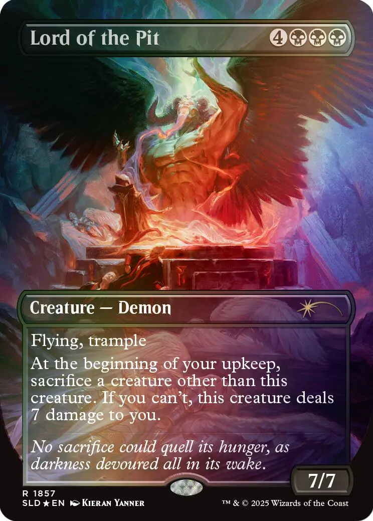 Lord Of The Pit (Rainbow Foil) [Secret Lair Drop Series] 1