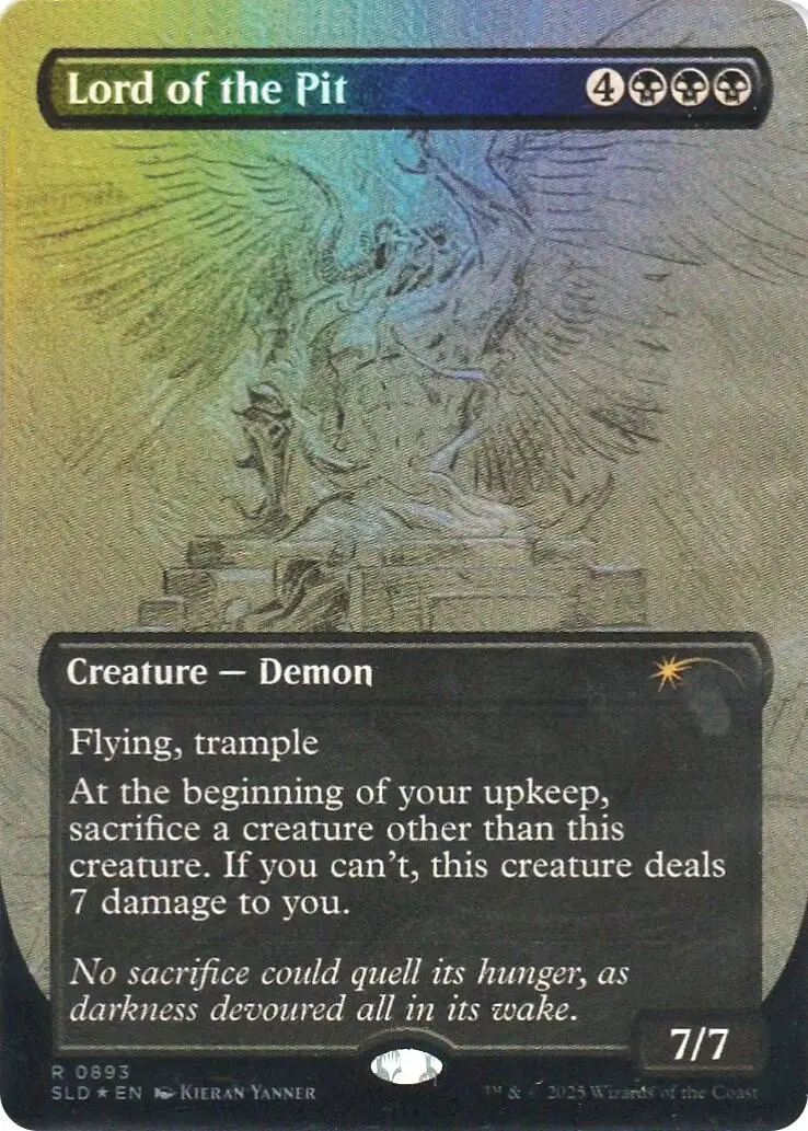 Lord Of The Pit (Sketch Showcase) (Rainbow Foil) [Secret Lair Drop Series] 1