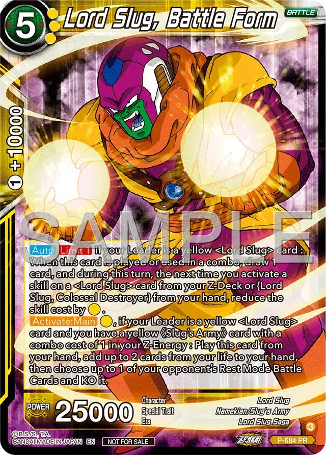 Lord Slug, Battle Form (Zenkai Series Tournament Pack Vol.12) (P-684) [Tournament Promotion Cards] 1