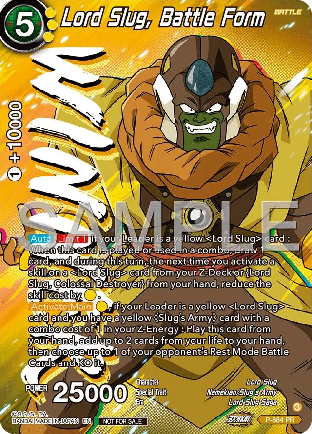 Lord Slug, Battle Form (Zenkai Series Tournament Pack Vol.12) (Winner) (P-684) [Tournament Promotion Cards] 1