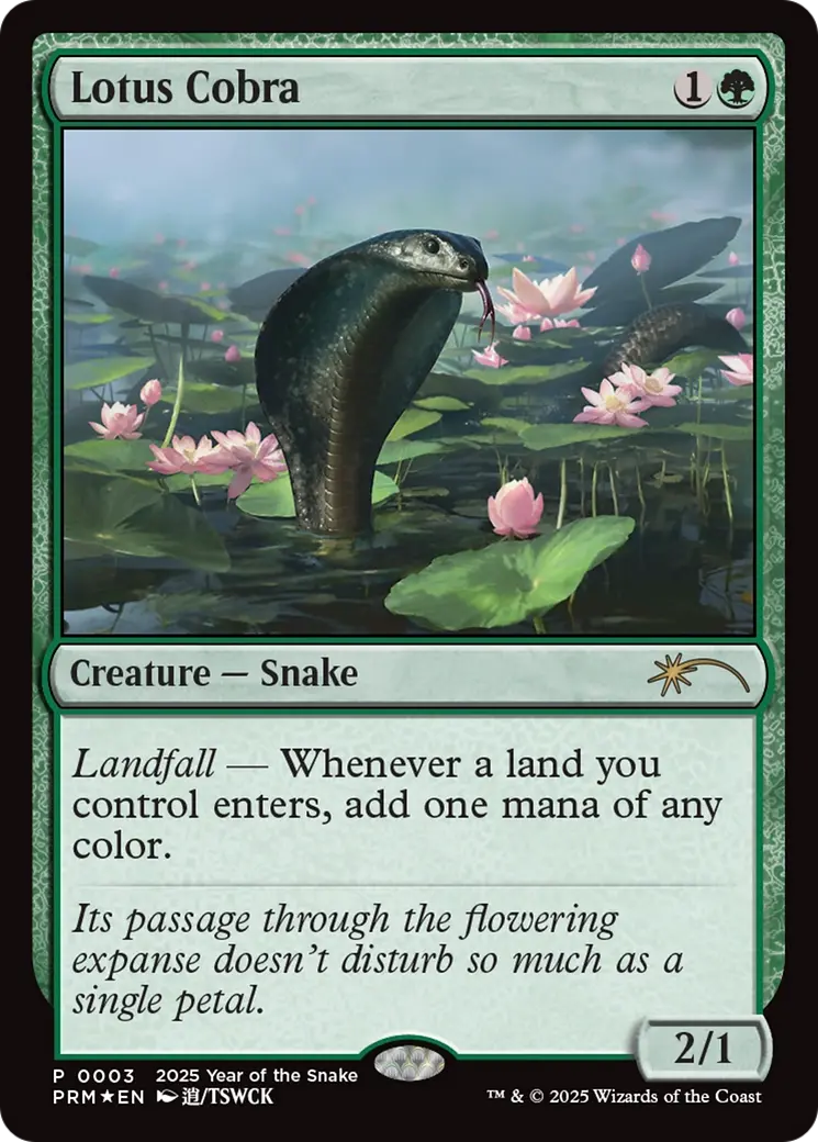 Lotus Cobra (Year Of The Snake 2025) [Standard Showdown Promos] 1