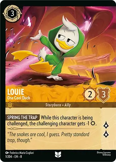 Louie - One Cool Duck (Foil) (1/204) [Reign Of Jafar] 1