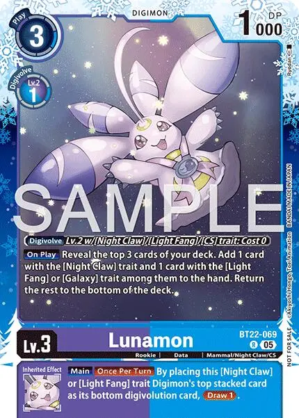 Lunamon [Bt22-069] (Regulation Battle Vol. 4 Participant) [Cyber Eden] 1