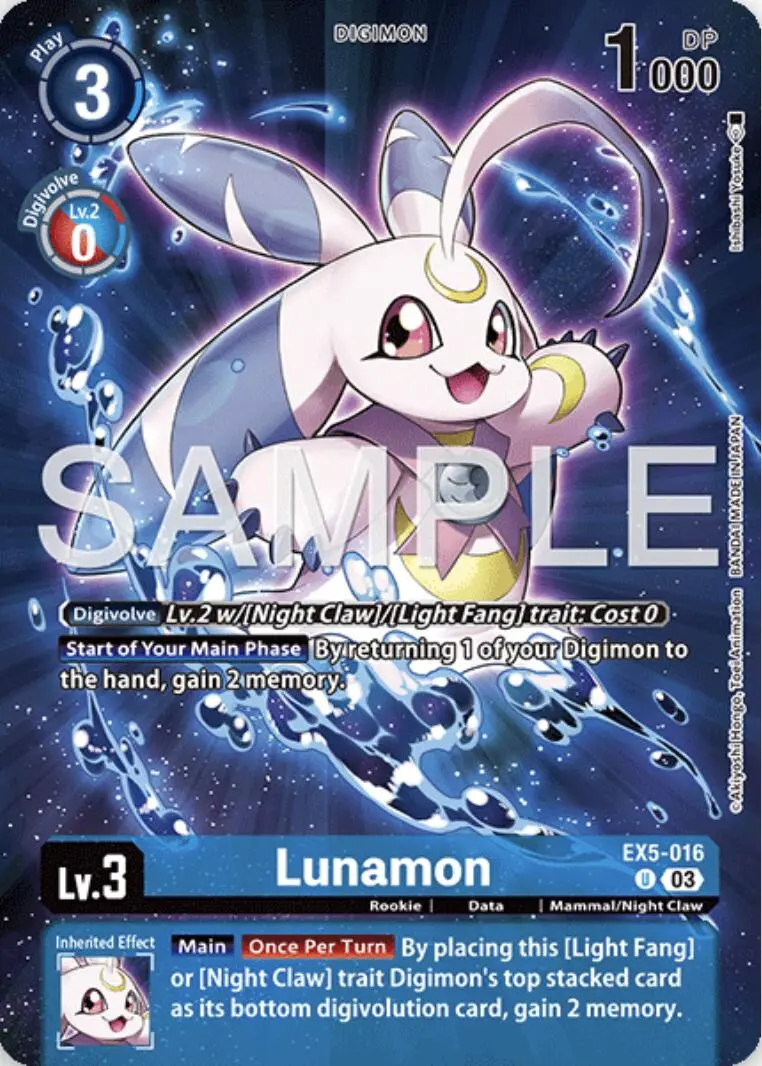 Lunamon [Ex5-016] (Digimon Story: Time Stranger Collector's Edition) [Animal Colosseum] 1
