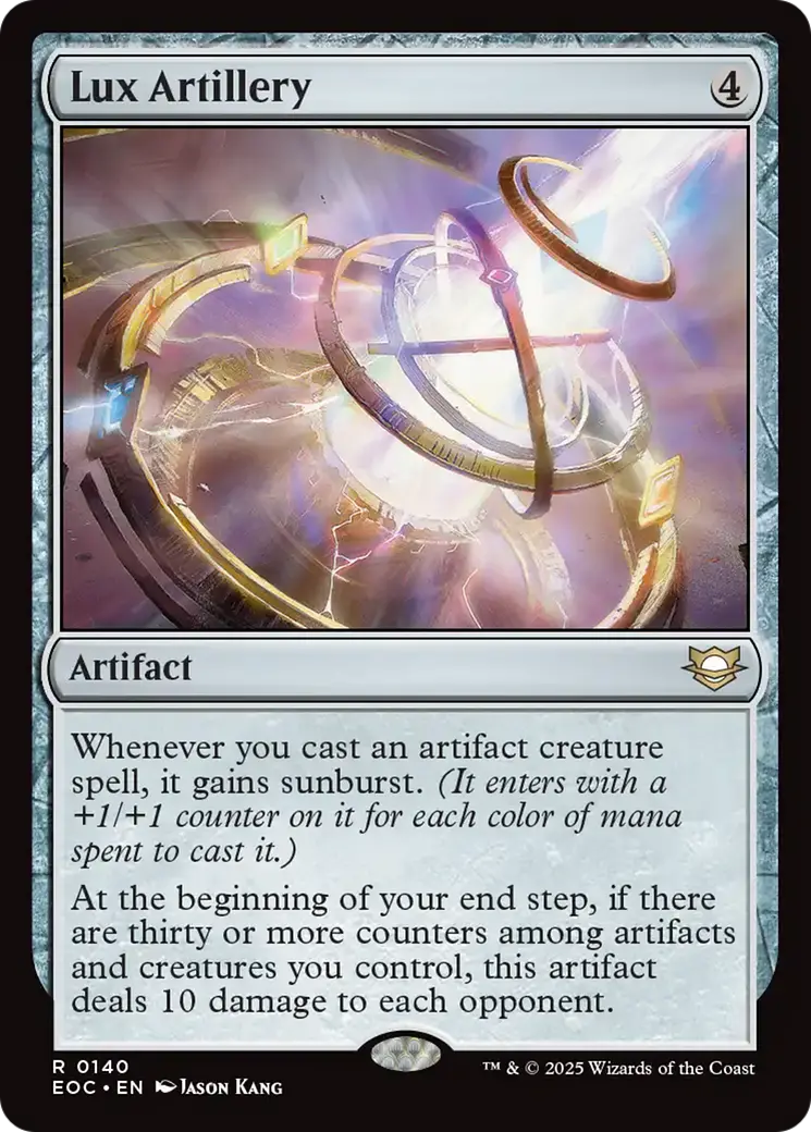 Lux Artillery [Edge Of Eternities Commander] 1
