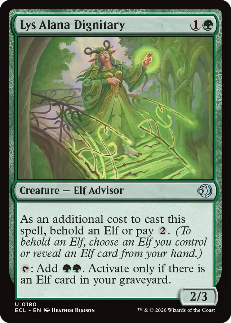 Lys Alana Dignitary [Lorwyn Eclipsed] 1
