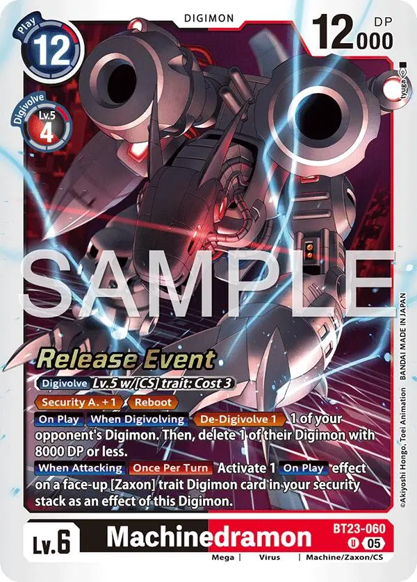 Machinedramon [Bt23-060] [Hackers' Slumber Release Event Cards] 1
