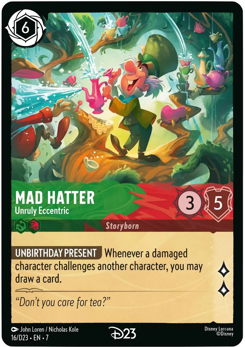 Mad Hatter - Unruly Eccentric (16) [D23 Promos] 1