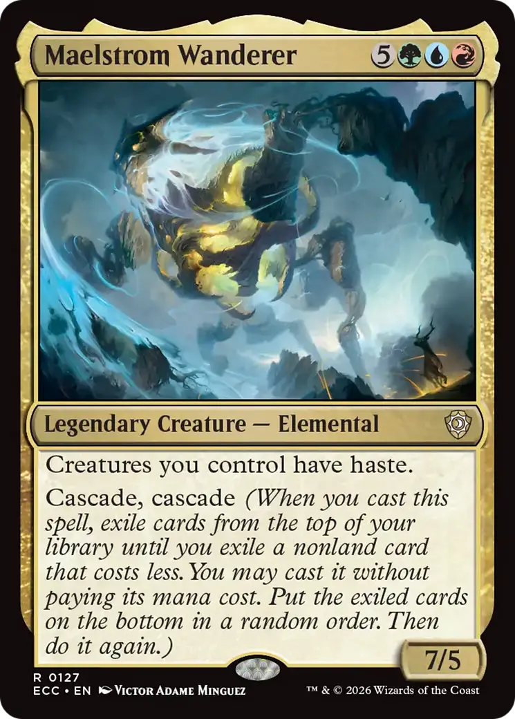 Maelstrom Wanderer [Lorwyn Eclipsed Commander] 1