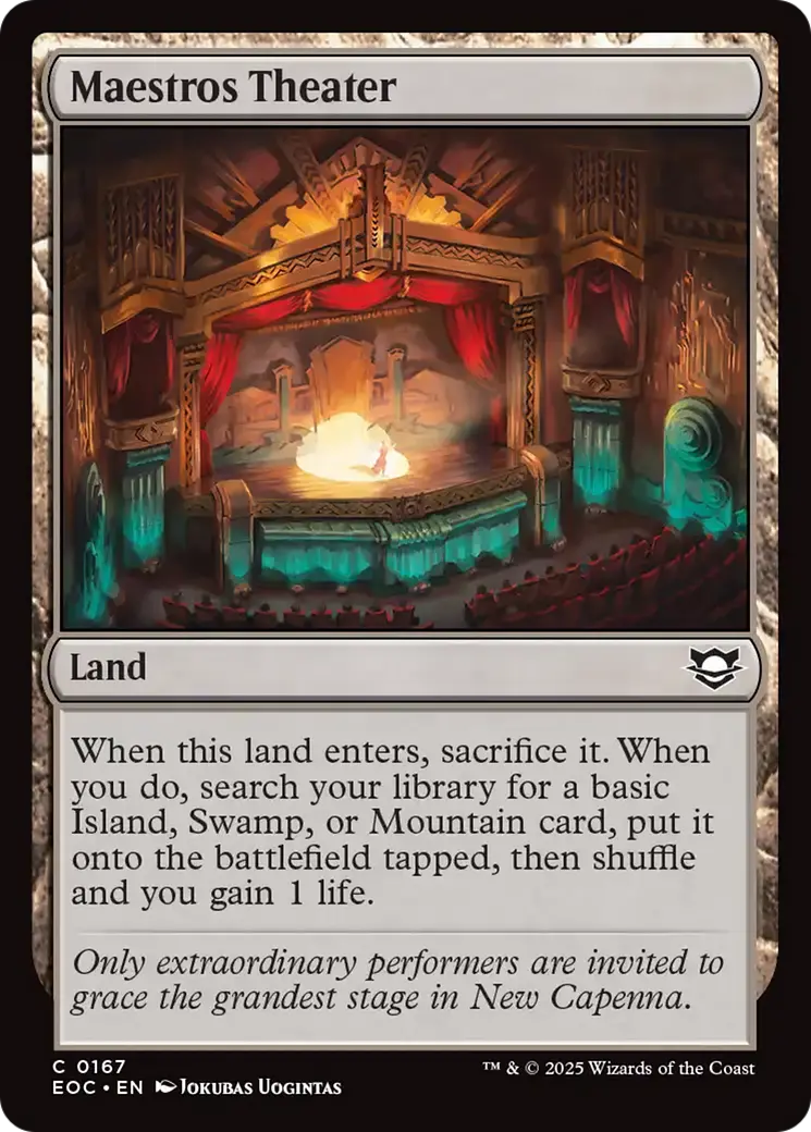 Maestros Theater [Edge Of Eternities Commander] 1