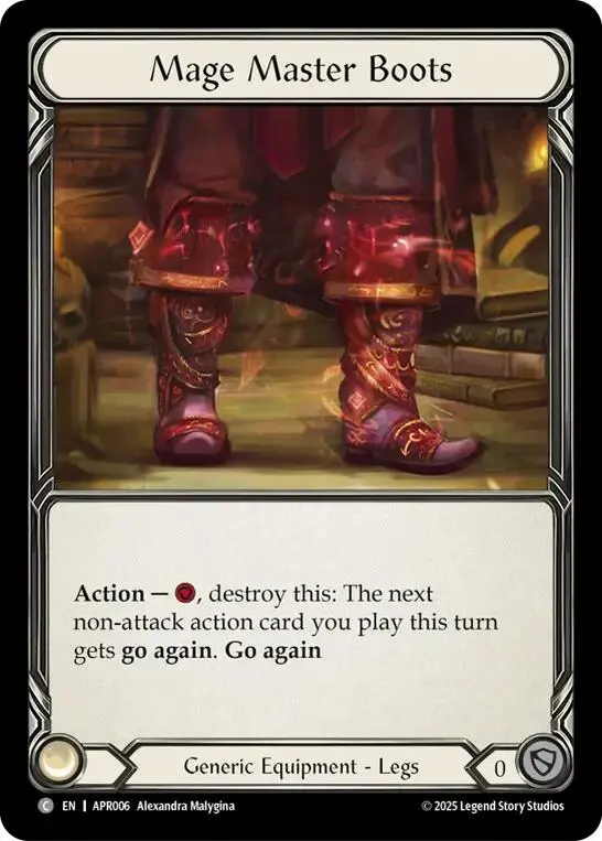 Mage Master Boots [Apr006] (Armory Deck: Legends Prism) 1