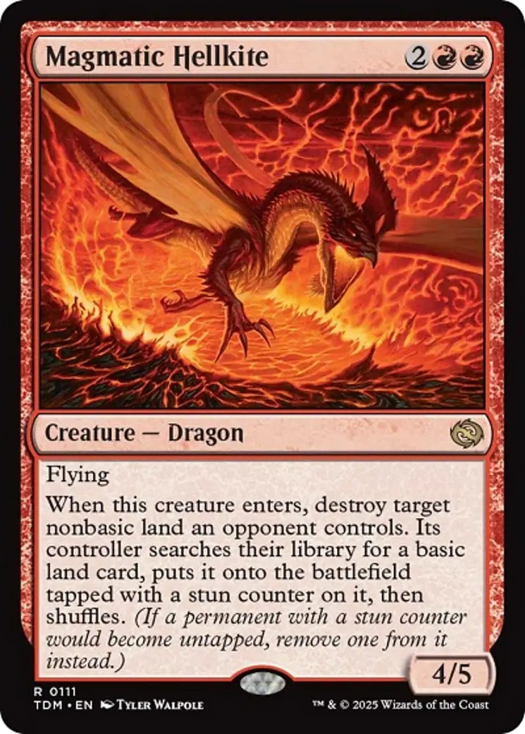 Magmatic Hellkite [Tarkir: Dragonstorm] 1