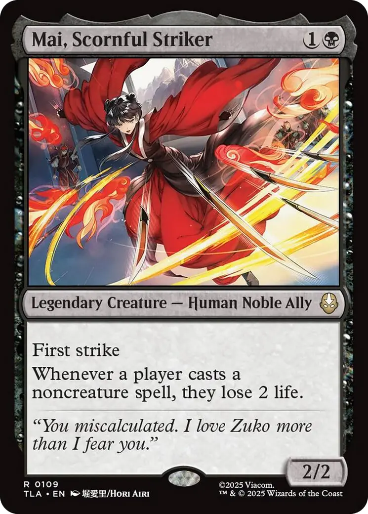 Mai, Scornful Striker [Avatar: The Last Airbender] 1