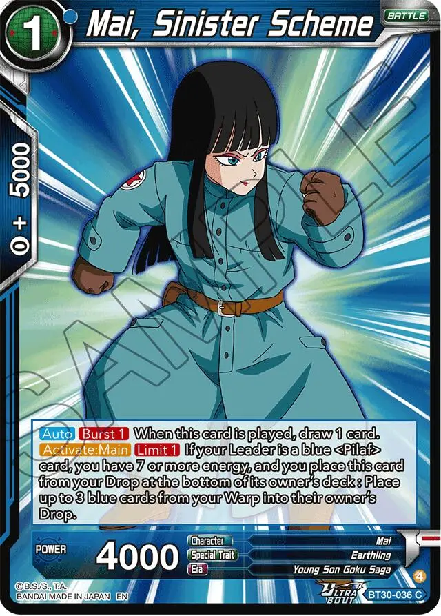 Mai, Sinister Scheme (Bt30-036) [Three Glorious Fighters] 1
