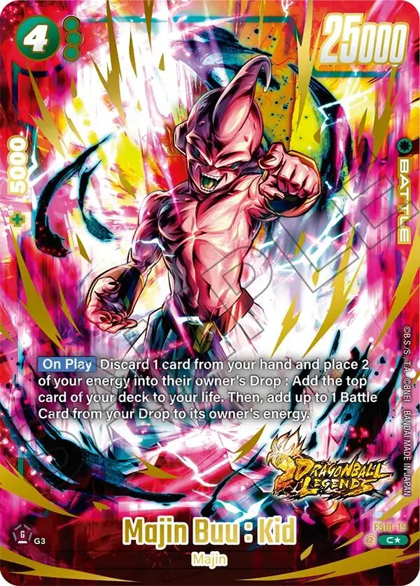 Majin Buu : Kid (Bonus Pack Alternate Art) [Starter Deck: Giblet] 1
