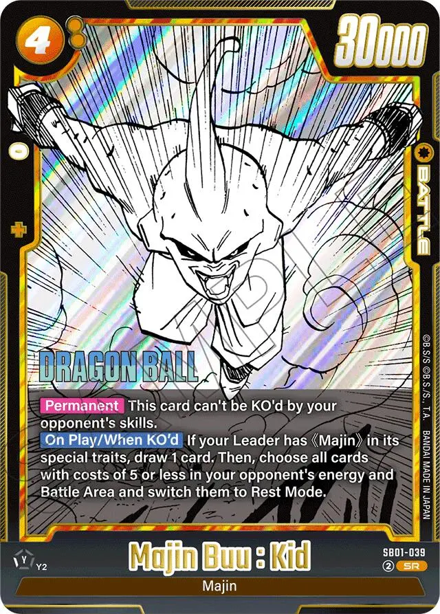 Majin Buu : Kid (Sb01-039) [Manga Booster 01] 1