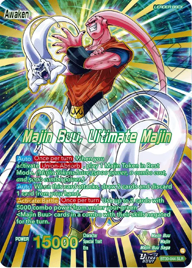 Majin Buu // Majin Buu, Ultimate Majin (Slr) (Bt30-044) [Three Glorious Fighters] 1