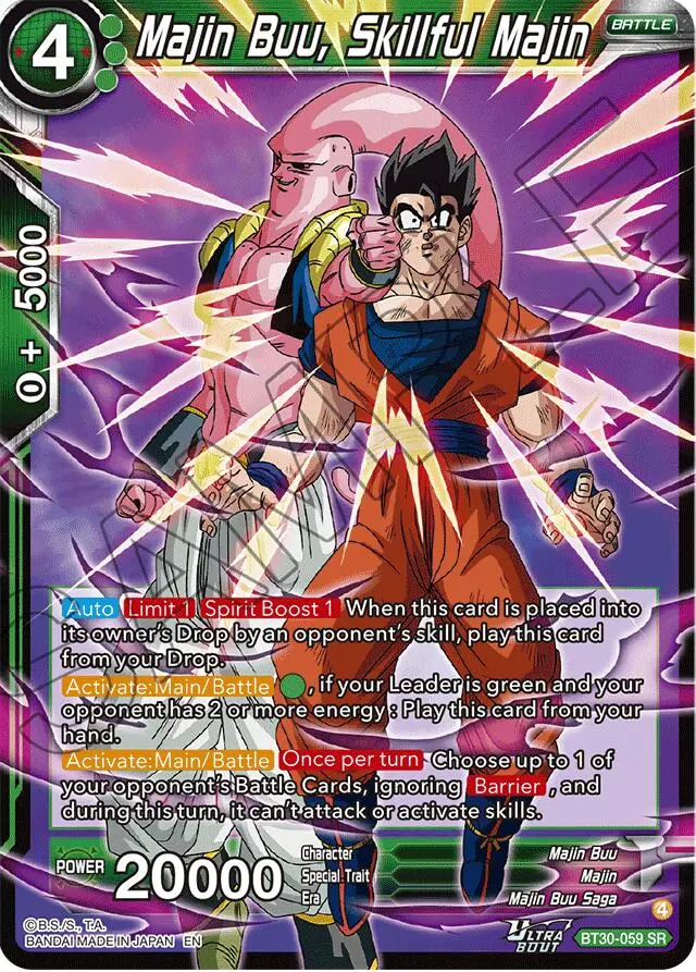 Majin Buu, Skillful Majin (Bt30-059) [Three Glorious Fighters] 1