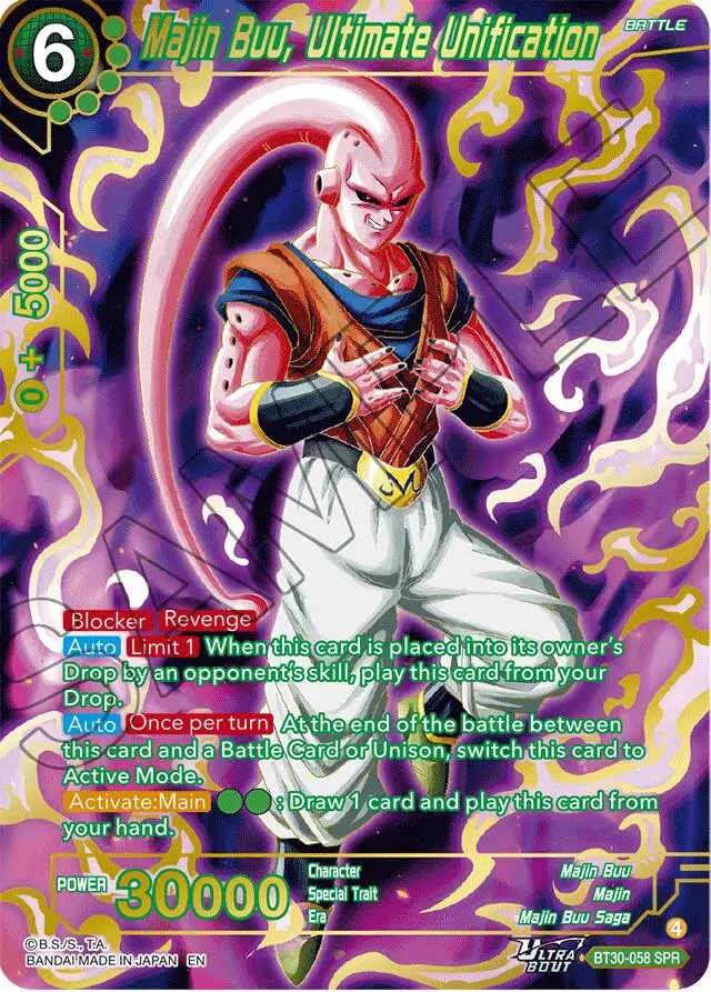 Majin Buu, Ultimate Unification (Spr) (Bt30-058) [Three Glorious Fighters] 1