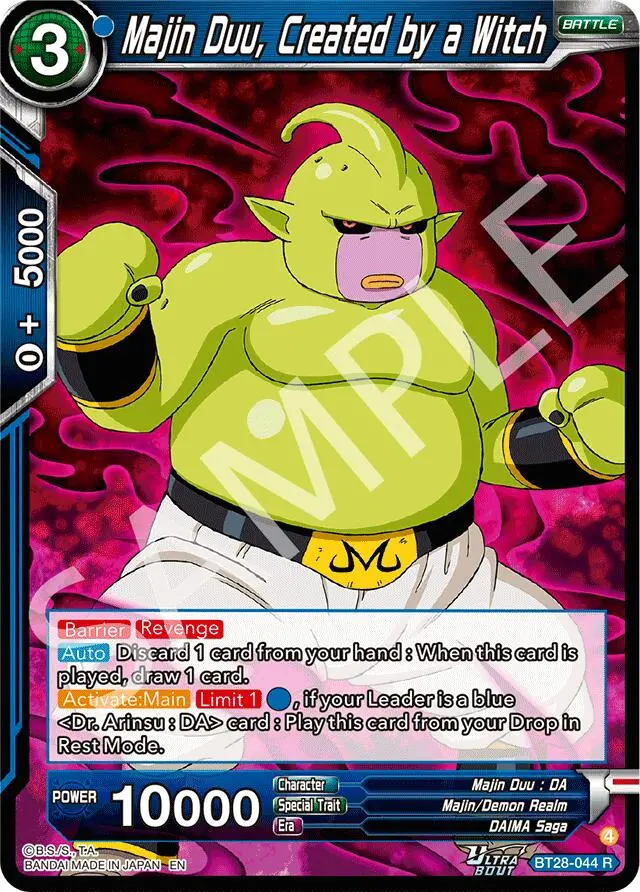 Majin Duu, Created By A Witch (Bt28-044) [Prismatic Clash] 1