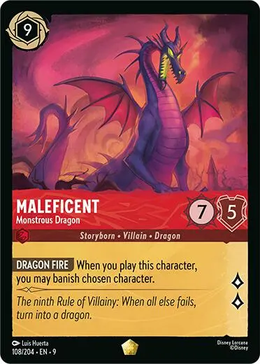 Maleficent - Monstrous Dragon (108/204) [Fabled] 1