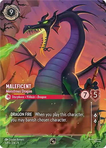 Maleficent - Monstrous Dragon (Store Championship) (5/P3) [Promo Cards] 1