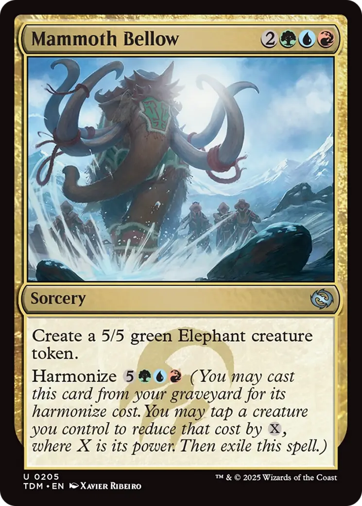 Mammoth Bellow [Tarkir: Dragonstorm] 1