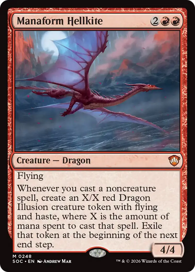 Manaform Hellkite [Secrets Of Strixhaven Commander] 1
