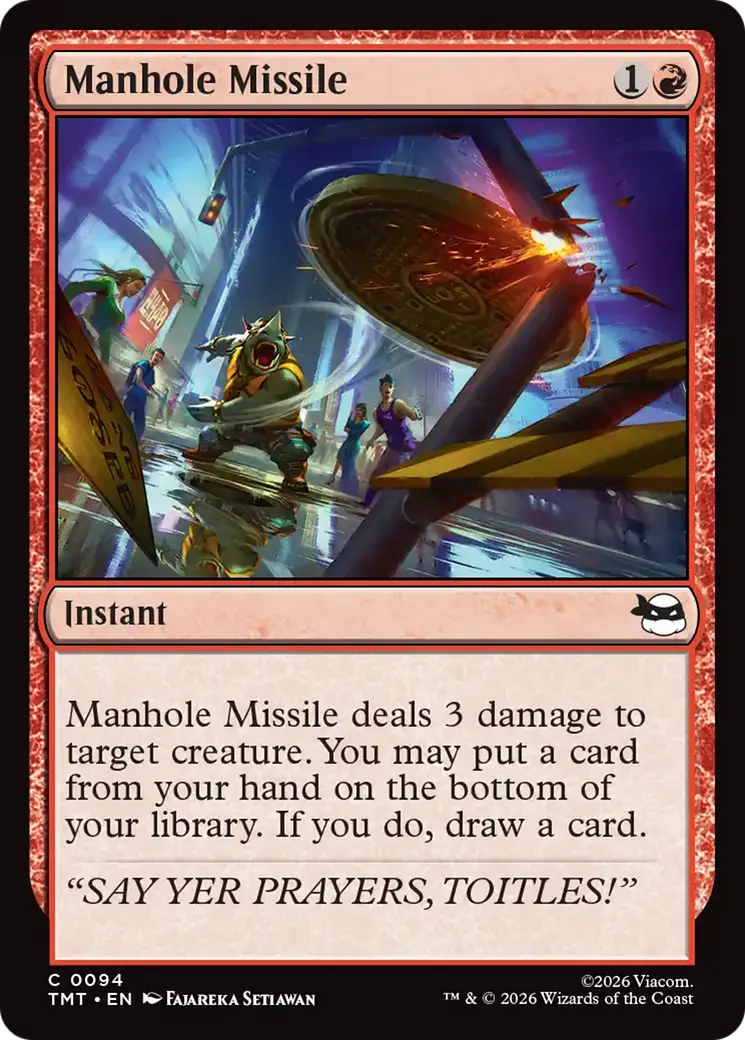 Manhole Missile [Teenage Mutant Ninja Turtles] 1