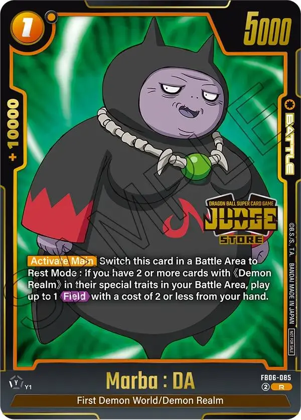 Marba : Da (Judge Pack 04 - Store Judge) [Fusion World Tournament Cards] 1