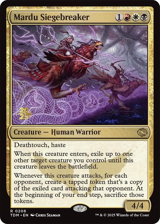 Mardu Siegebreaker [Tarkir: Dragonstorm Prerelease Cards] 1