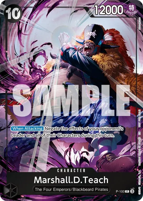 Marshall.D.Teach (Event Pack Vol. 8) [One Piece Promotion Cards] 1