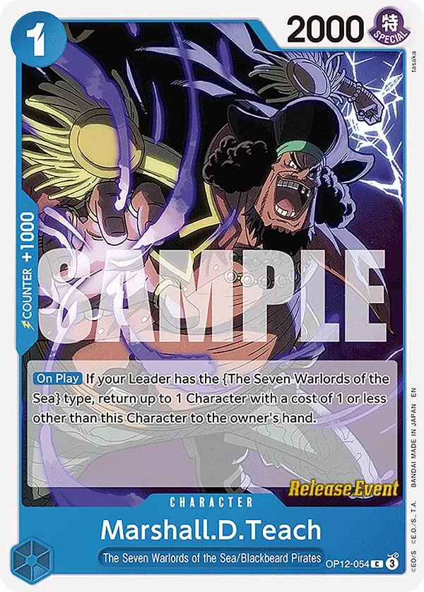 Marshall.D.Teach [Legacy Of The Master Release Event Cards] 1
